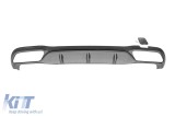 Difuzor tip E63 potrivit pentru bara spate A Design pe Mercedes E-Class W213 sedan 2016-2022, culoare carbon, -oo--oo- Performance AutoTuning