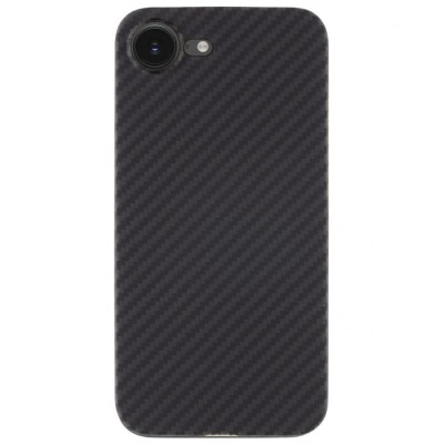 Husa telefon tactical magforce aramid pentru iphone 16e, fibra aramida, ultra slim 0.8 mm, compatibila magsafe, negru foto