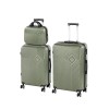 Leziter Set de valize cu roti TraveLux Pro XX, verde ulei