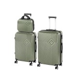 Set de valize cu roți TraveLux Pro XX, verde ulei