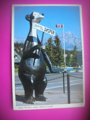 HOPCT 7465 PARCUL NATIONAL JASPER -ALBERTA -STAMPILOGRAFIE -CANADA-AMERICA DE NORD -CIRCULATA foto