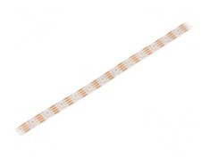 Bandă LED RGB programabilă 12V 5050 60 LED/m PCB albă