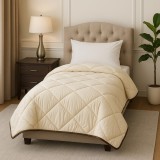 Pilota Calduroasa Din Lana Ecru -150x210 Cm Hipoalergenica