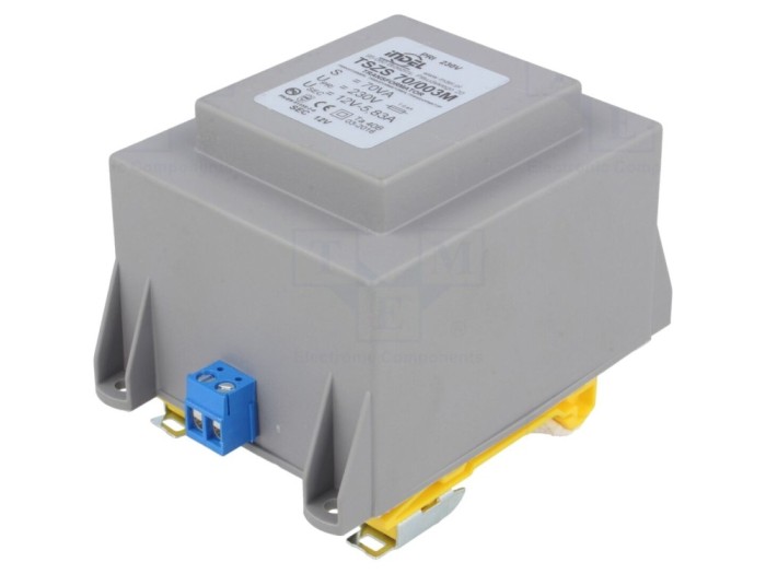 Transformator &icirc;ncapsulat 70VA 230VAC 12V
