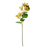 Cumpara ieftin Floare artificiala galbena verde 18x10x80 cm