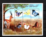 FLU 26 - FLUTURI - MOZAMBIC - BLOC NESTAMPILAT MNH