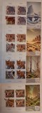 Fauna - Vulpi, minicoală de 3 timbre și 1 vinietă, 2025, LP 2507d, nominal 133.5 lei, MNH, Nestampilat