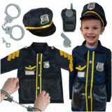 Set costum carnaval politist, 3-8 ani