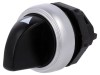 Comutator rotativ 22mm 2 poziții negru