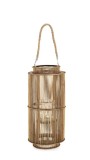 Cumpara ieftin Set 2 felinare bambus natur Turks &Oslash;23x50.5h