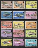 Gibraltar 1982 - Avioane, aviatie, serie neuzata