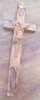 Decoratiune lemn - Isus pe cruce - cruce sculptata in lemn, relicvar, baroc