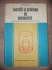 Exercitii si probleme de matematica pentru concursurile de admitere in licee- Grigore Gheba
