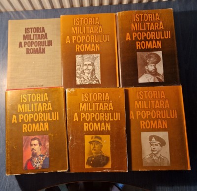 Istoria militara a poporului roman 6 volume Stefan Pascu foto