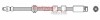 Conducta / cablu frana FORD MONDEO II Combi (BNP) (1996 - 2000) METZGER 4111995