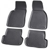 Set de 4 covorase cauciuc 3D stil tavita premium pentru Audi A4 B6, B7 din 2000-2008, Seat Exeo 2009-2013, Recambo