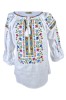 Bluza tip ie dama RD24, alb/verde , marimea 3XL