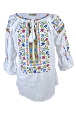 Bluza tip ie dama RD24, alb/verde , marimea 3XL foto