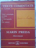 MOROMETII. TEXTE COMENTATE-MARIN PREDA-277368