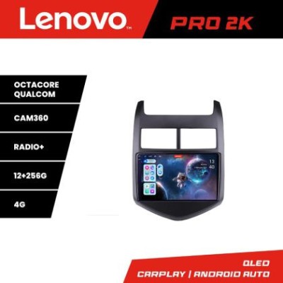 Navigatie Chevrolet Aveo 2010-2013 Lenovo Kit-AVEO10 8 core QLED 2K 12+256 360 Android Waze USB Navigatie Internet Youtube Radio CarStore Technology foto