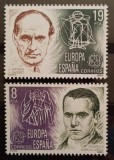 BC238, Spania 1980, serie personalitati, europa cept
