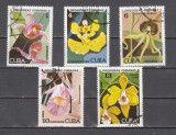 M2 TS6 6 - Timbre foarte vechi - Cuba - orhidee, Flora, Stampilat