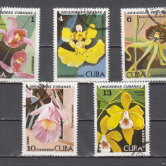 M2 TS6 6 - Timbre foarte vechi - Cuba - orhidee