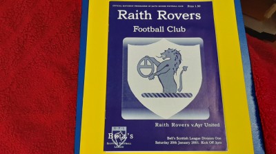 program Raith Rovers - Ayr United foto