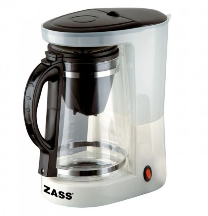 Cafetiera ceainic Zass ZCTM 01, 680W, 1L, Capacitate 8 cesti - RESIGILAT