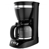 Cafetiera Heinner, 900 W, 1.5 l, timer, afisaj LCD, Negru