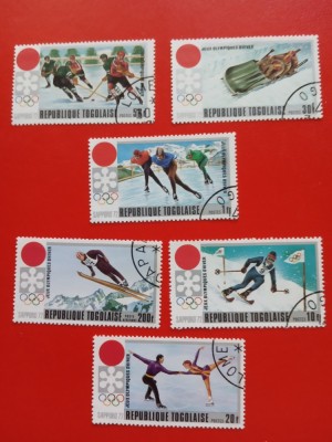 TOGO, SAPPORO - SERIE COMPLETĂ ȘTAMPILATĂ foto