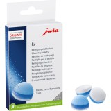 Pastile de curatare Jura in 3 etape, pachet de 6 bucati, pentru espressoare automate Jura