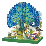 Puzzle 3D - 108 piese - Paun | MierEdu