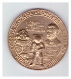 Medalie Expozitia Filatelica Aeromfila '89, Medias - Sibiu, 1-7 IX 1989, la cutie