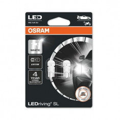 SET 2 BECURI AUXILIARE CU LED 12V (W5W) WHITE 6000K BLI OSRAM 8611