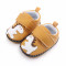 Pantofiori maro pentru baietei - Dino (Marime Disponibila: 9-12 luni (Marimea
