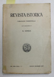 REVISTA ISTORICA - PUBLICATIE TRIMESTRIALA , VOLUMUL XXIII , FASCICULA 1 - 12 , COLIGAT DE PATRU REVISTE IANUARIE - DECEMBRIE , 1937