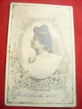 Ilustrata Actrita Beauregard , inc. sec.XX , circulat Iasi