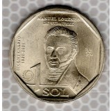 1 SOL PERU COMEMORATIVA MANUEL LORENZO DA VIDAURRE 2022