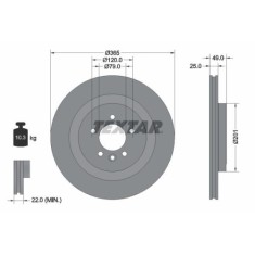 Textar Disc frana PRO foto