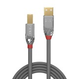 Cumpara ieftin Cablu Lindy 3m USB 2.0 Type A to B Cromo