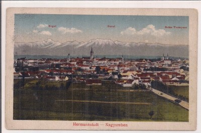 Carte postala circulata in decembrie 1918 foto