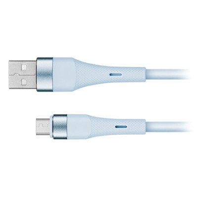 CABLU SILICON USB-MICRO USB 1M BASIC KRUGER&amp;amp;MATZ foto