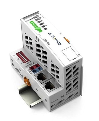 Interfață de Rețea RJ45 pentru Șină DIN 24VDC IP20 foto
