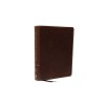 KJV, Journal the Word Bible, Bonded Leather, Brown, Red Letter Edition, Comfort Print: Reflect, Journal, or Create Art Next to Your Favorite Verses