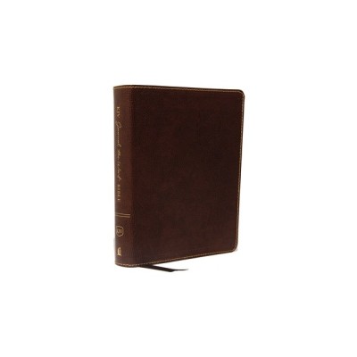 KJV, Journal the Word Bible, Bonded Leather, Brown, Red Letter Edition, Comfort Print: Reflect, Journal, or Create Art Next to Your Favorite Verses foto