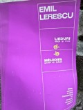 Partitura, Lieduri, voce si pian - Emil Lerescu