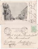 Carte Postala Braila, Strada Galati, Edit. Leon Konig, Cernauti, 1900, Muntenia, Clasica, Rara