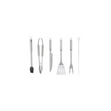 Ustensile pentru gratar, kit 9 piese din inox