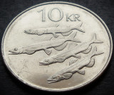 Moneda 10 COROANE - ISLANDA, anul 1996 * cod 3468